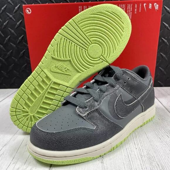 NEW Size 7Y Womens 8.5 Nike Dunk Low Top Special Edition Sneakers Phantom Grey - Picture 6 of 12